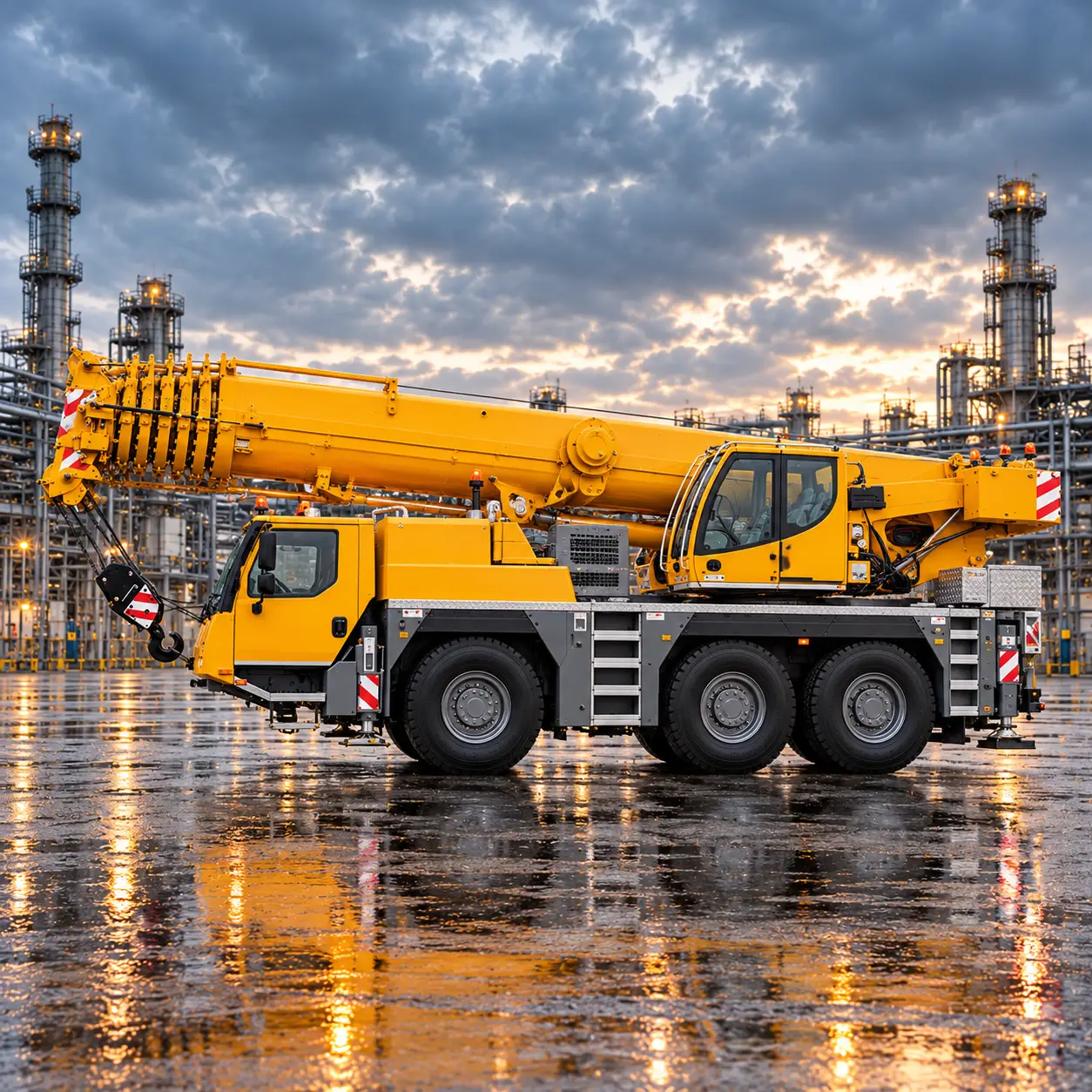 60T 3 axle all terrain crane hire Melbourne