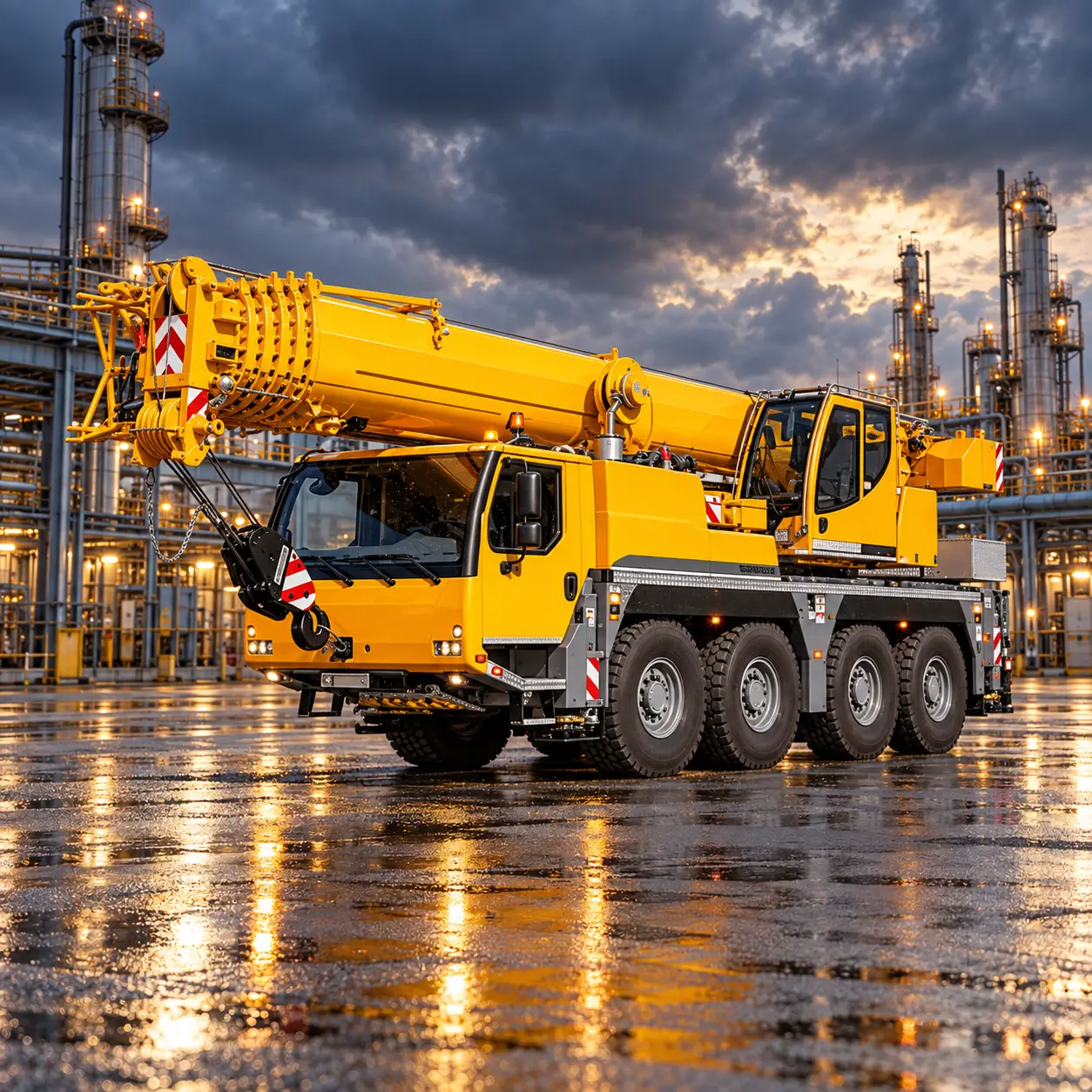70T crane lifting structural steel Melbourne