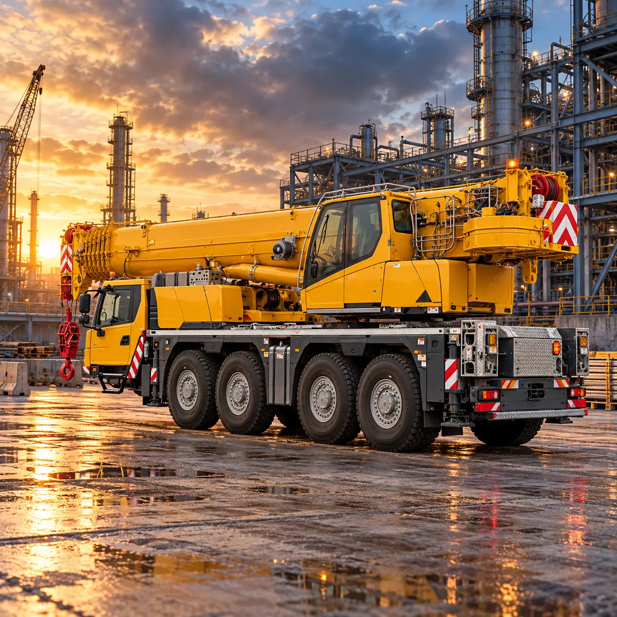 100T four axle crane hire Regional Victoria