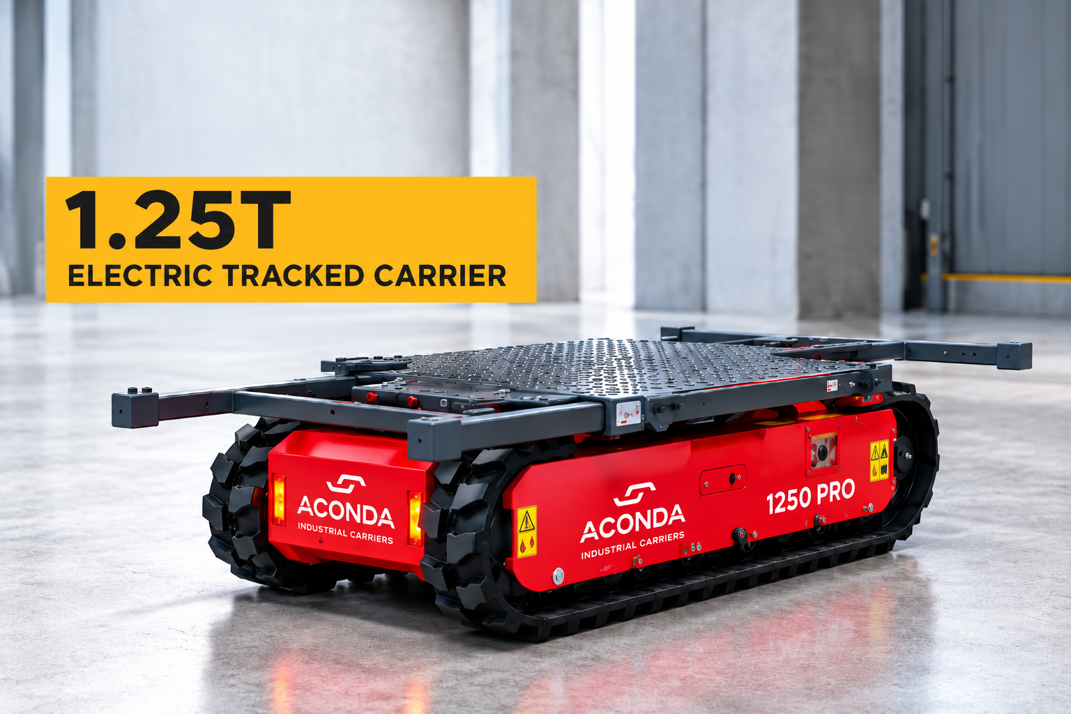 Aconda 1250 PRO 1.25T tracked carrier hire Melbourne